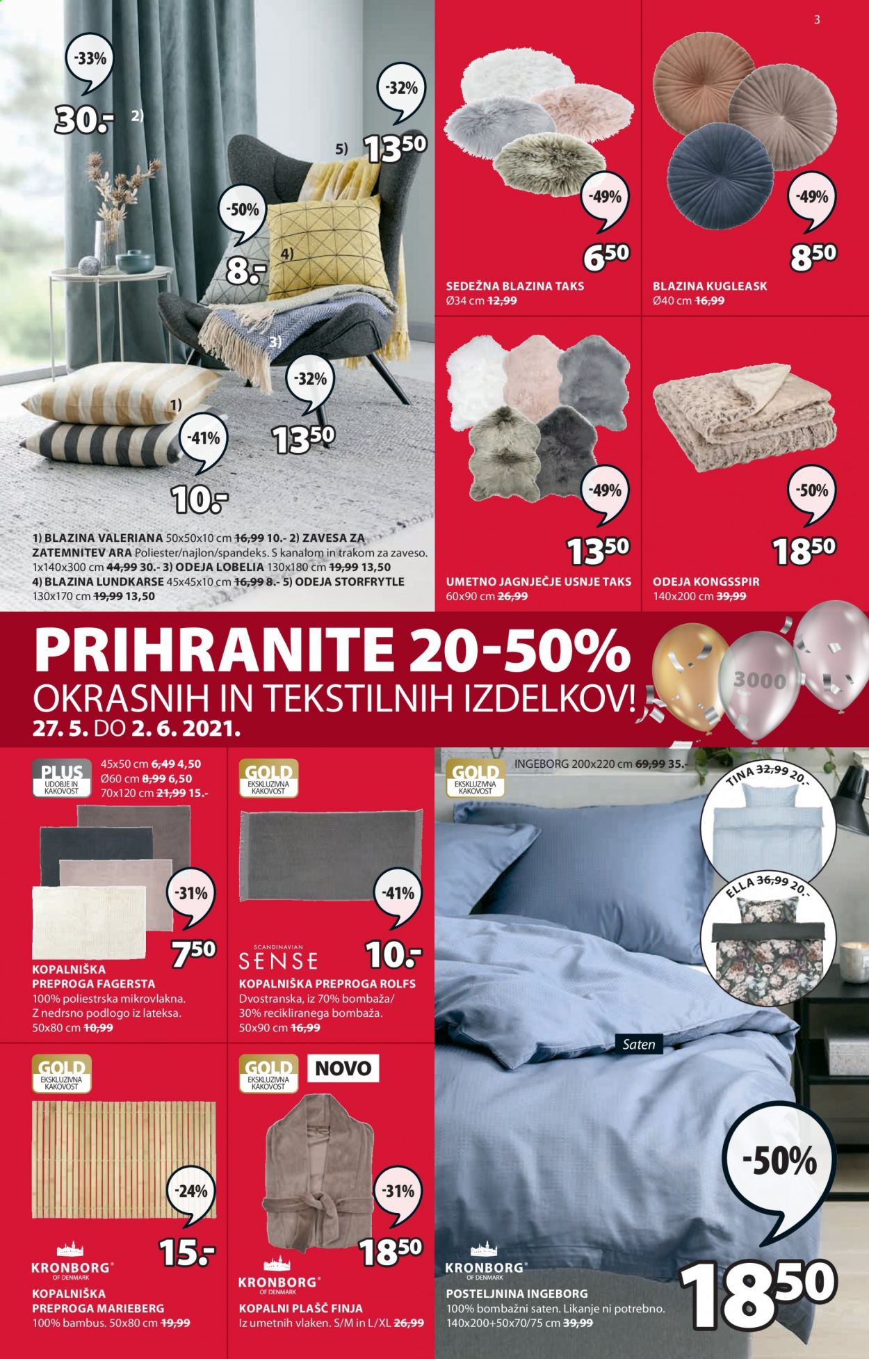 JYSK katalog - 27.5.2021 - 9.6.2021. Stran 3
