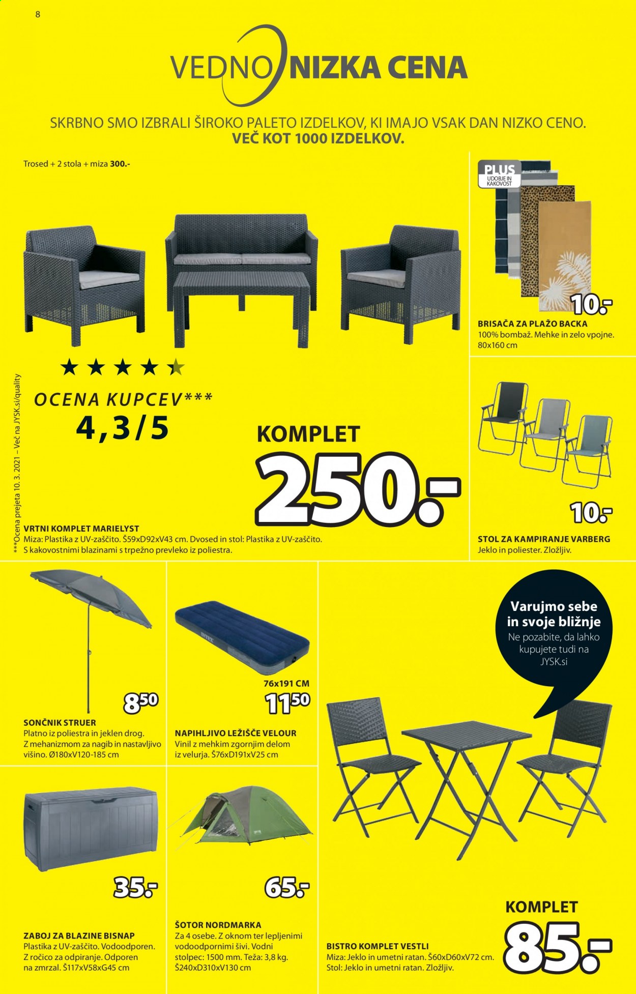 JYSK katalog - 27.5.2021 - 9.6.2021. Stran 8
