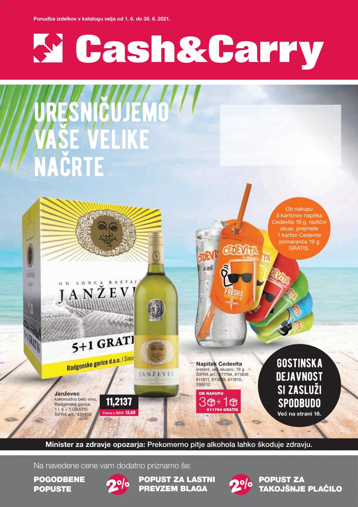Mercator Cash & Carry katalog - 1.6.2021 - 30.6.2021. Stran 1
