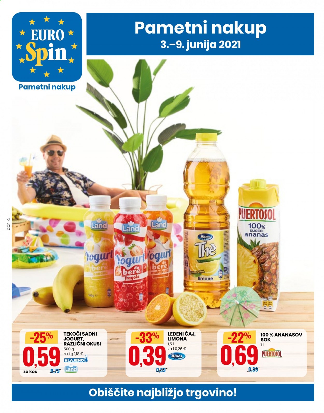 EuroSpin katalog - 3.6.2021 - 9.6.2021. Stran 1