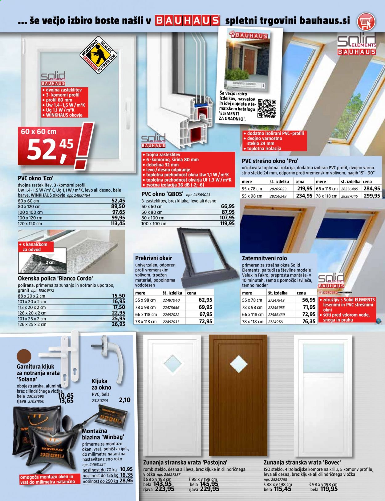 thumbnail - Bauhaus katalog - 3.6.2021 - 30.6.2021 - Ponudba izdelkov - polica, blazina, PVC okno, vrata, okno. Stran 32.