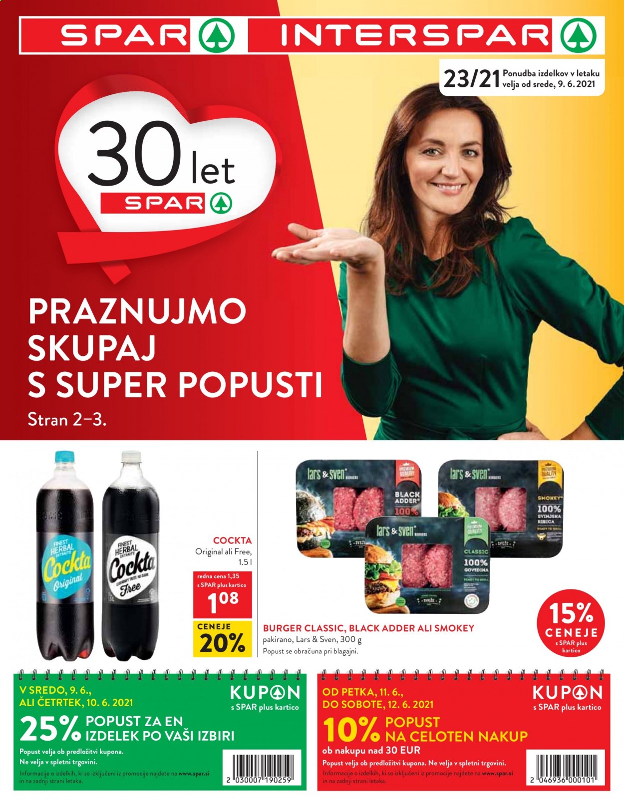 SPAR katalog - 9.6.2021 - 22.6.2021. Stran 1