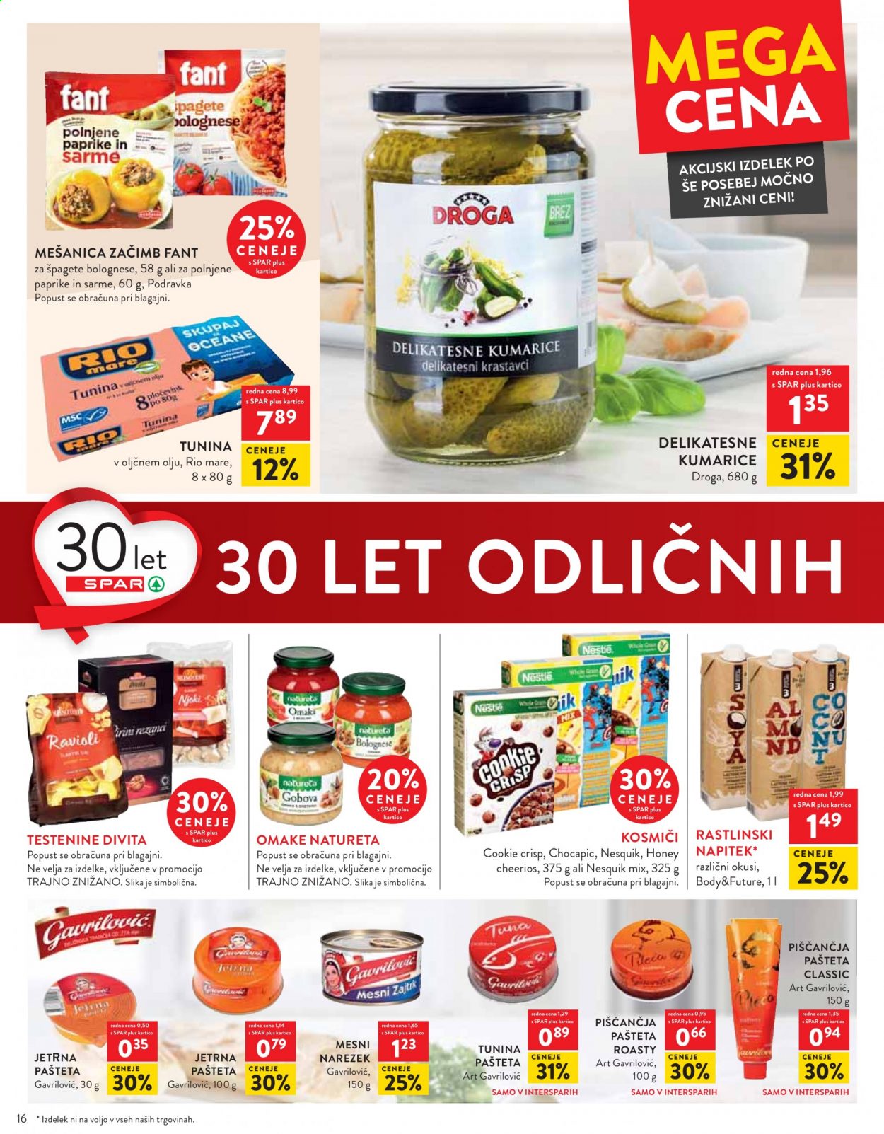 SPAR katalog - 9.6.2021 - 22.6.2021. Stran 16
