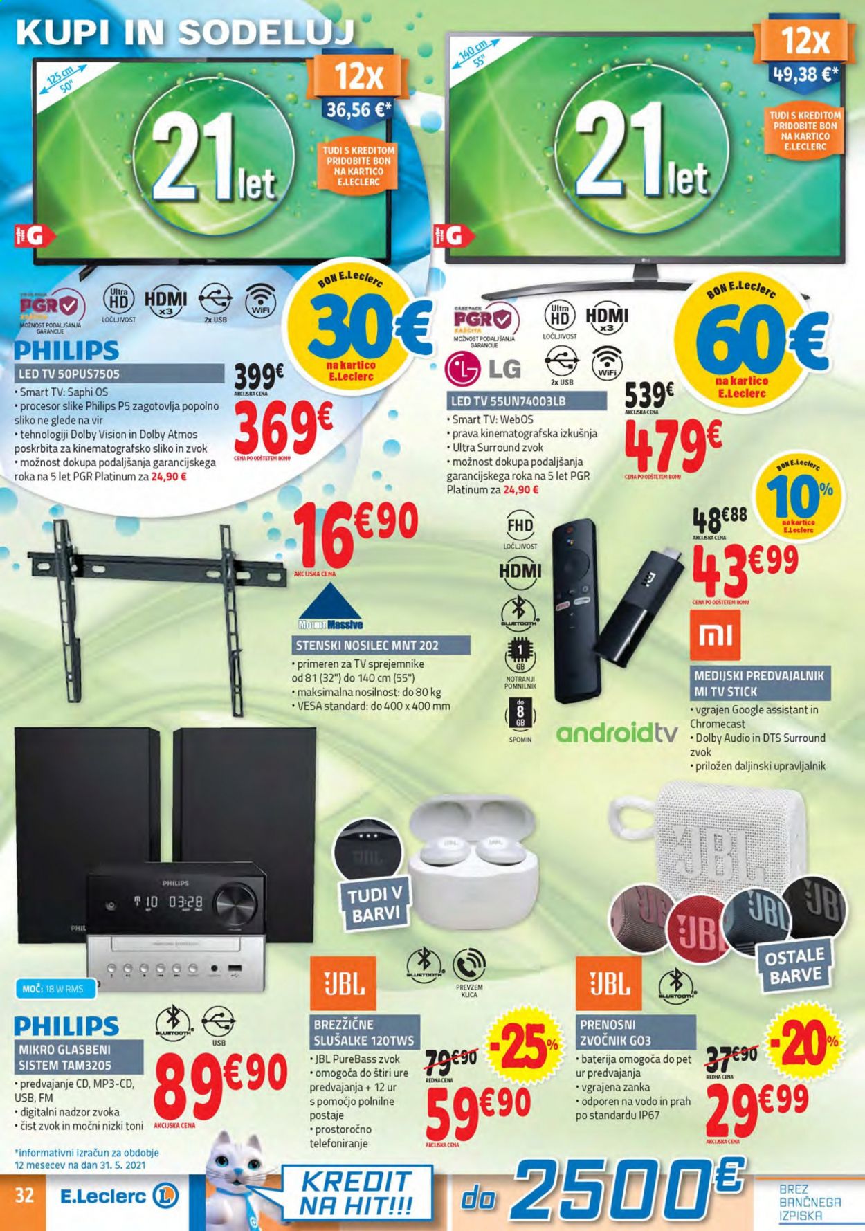 E.Leclerc katalog - 9.6.2021 - 19.6.2021. Stran 32