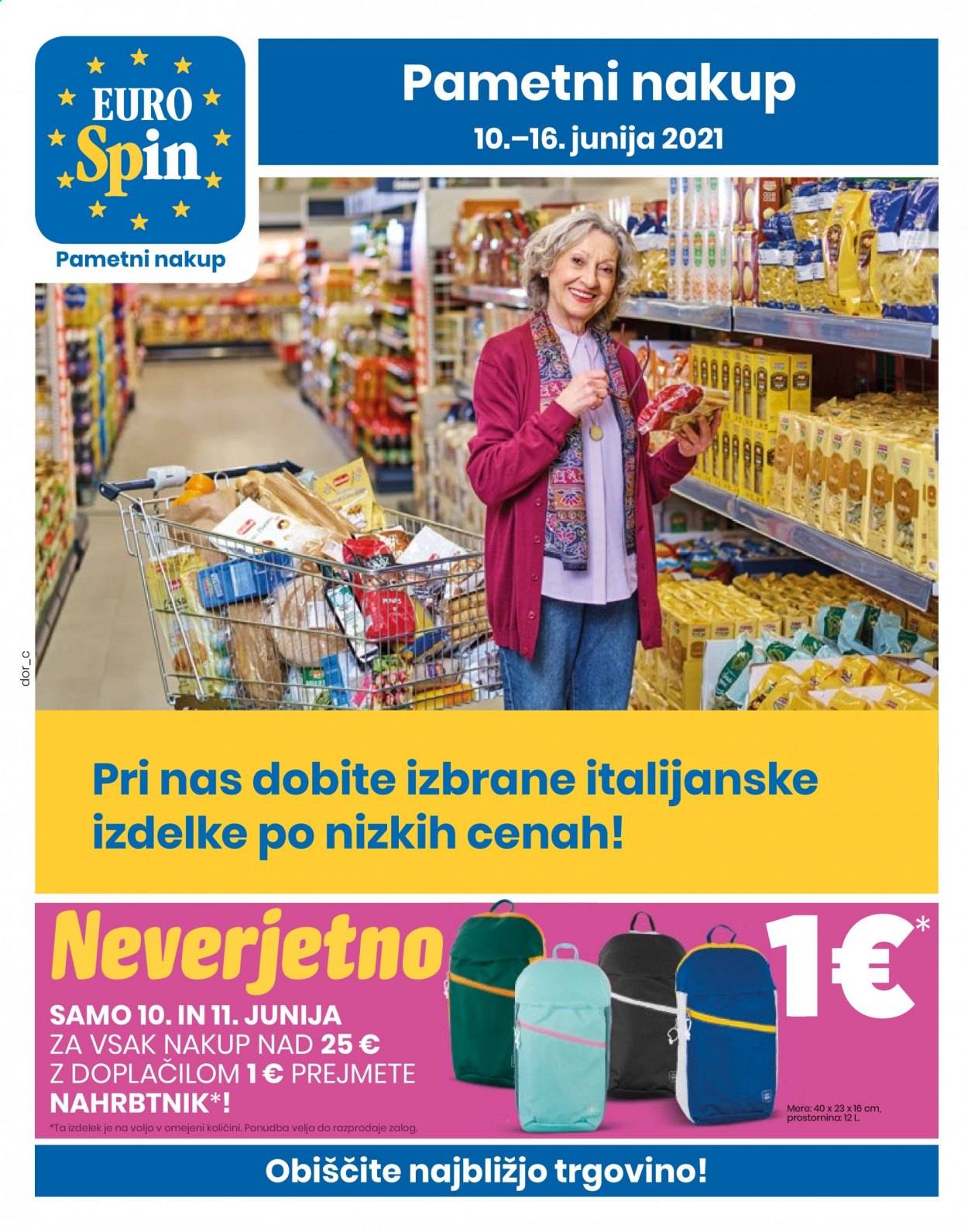 EuroSpin katalog - 10.6.2021 - 16.6.2021. Stran 1