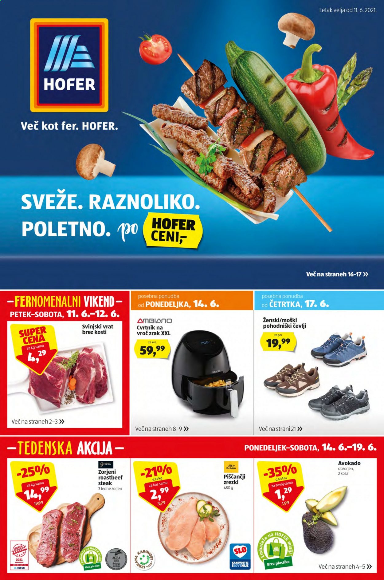 Hofer katalog - 11.6.2021 - 19.6.2021. Stran 1