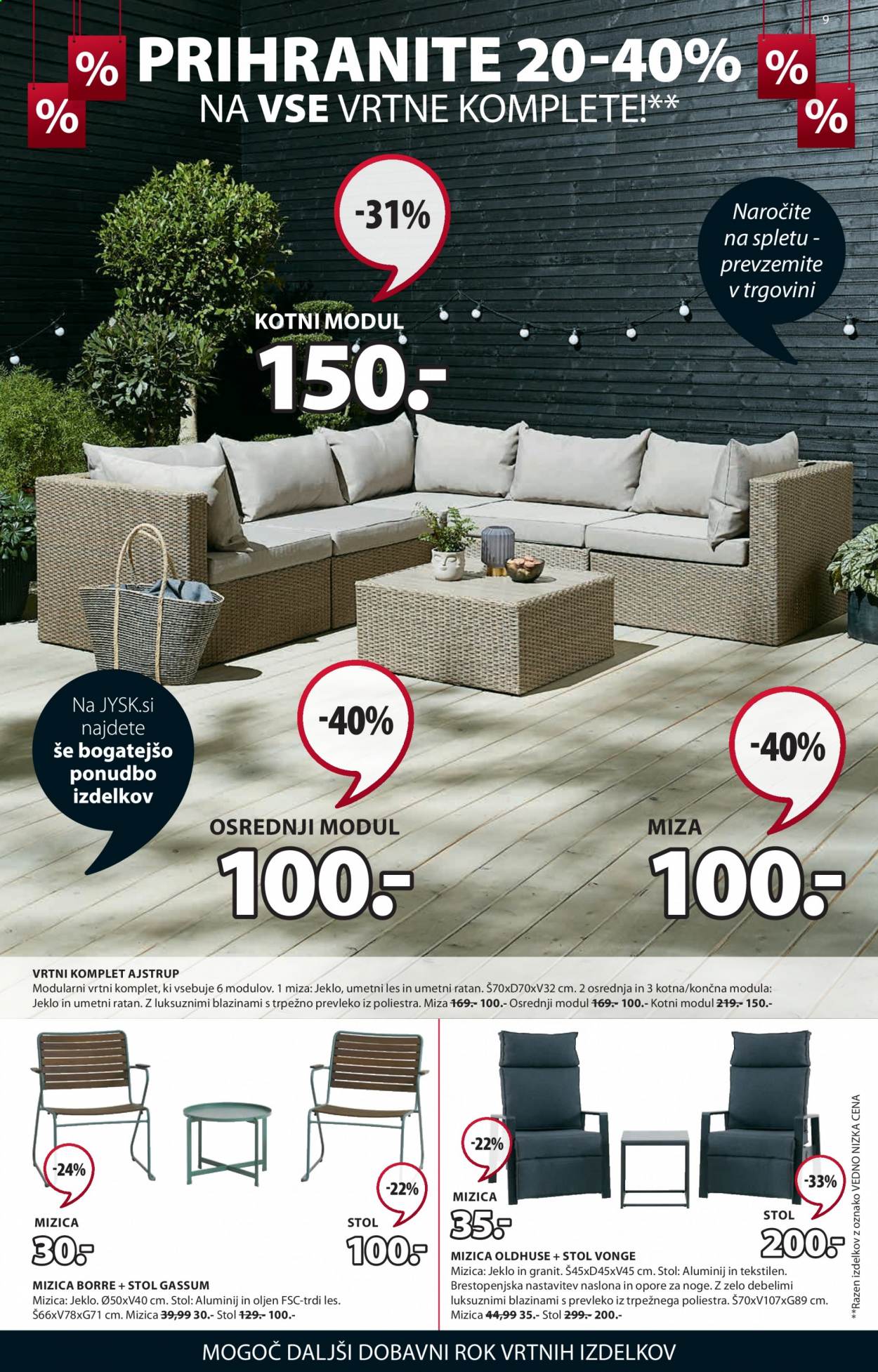 JYSK katalog - 10.6.2021 - 13.6.2021. Stran 9