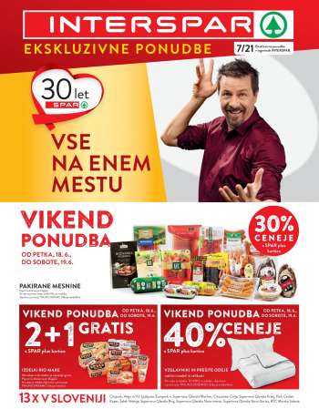 INTERSPAR katalog - 16.06.2021 - 22.06.2021.
