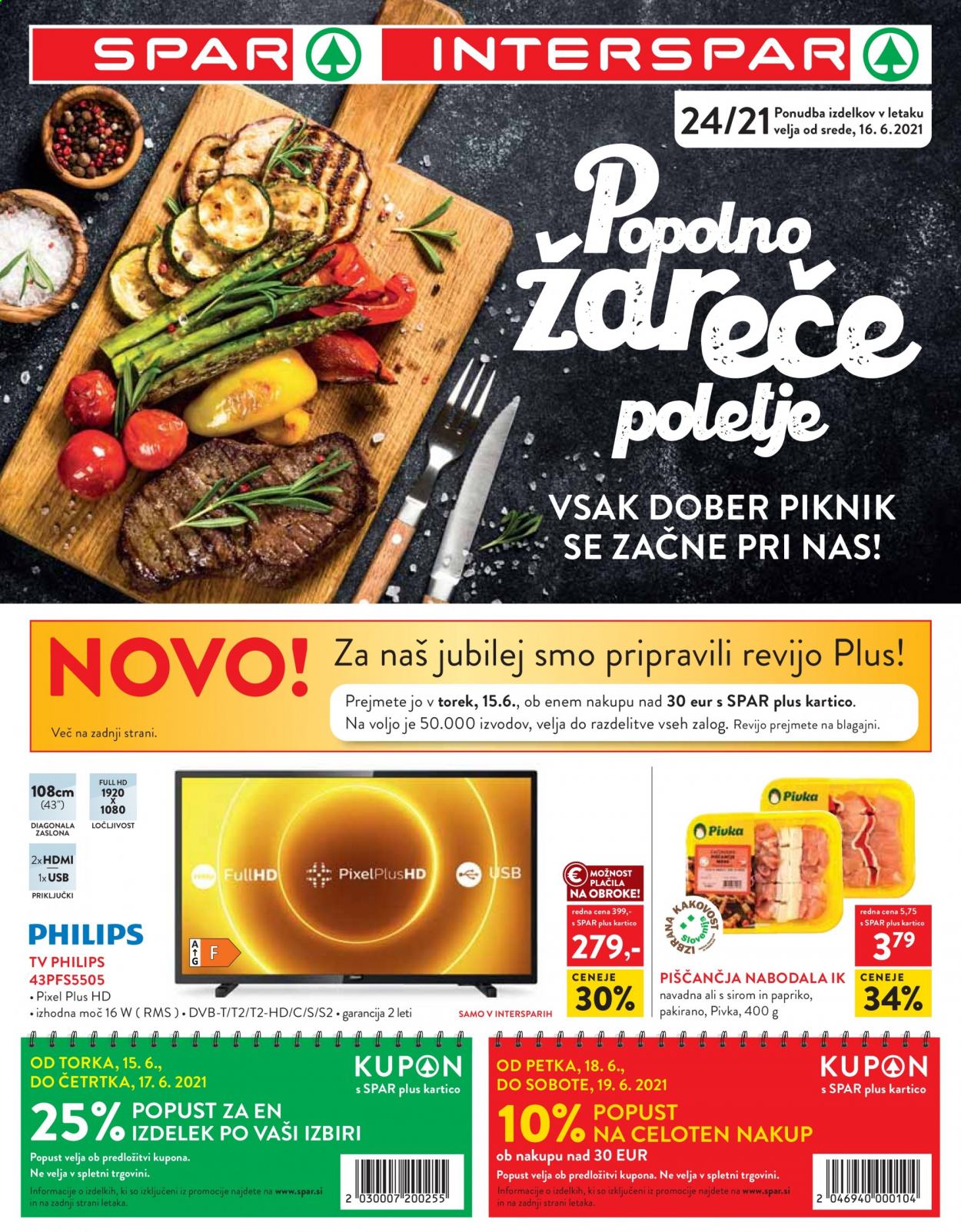 SPAR katalog - 16.6.2021 - 29.6.2021. Stran 1