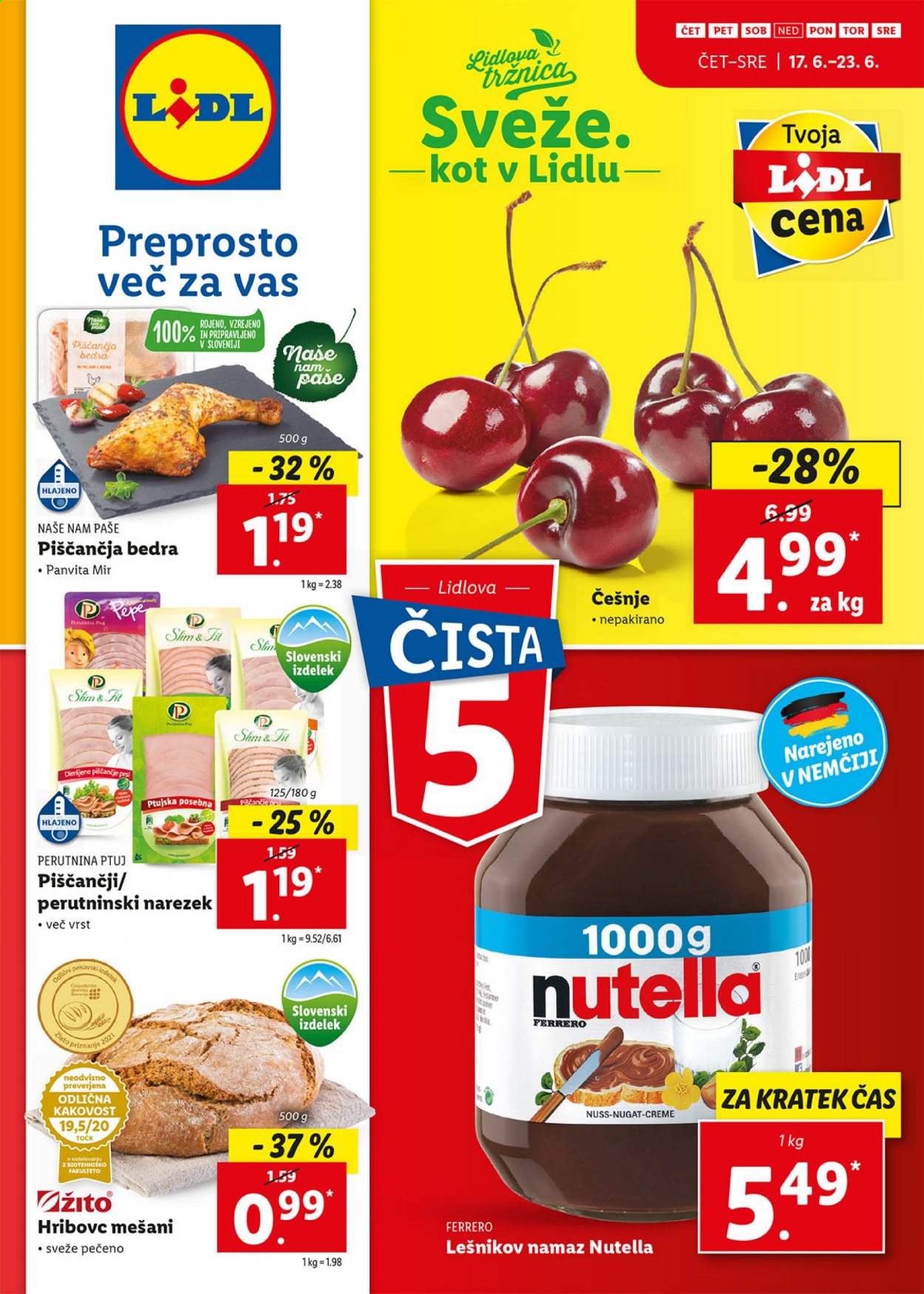 Lidl katalog - 17.6.2021 - 27.6.2021. Stran 1