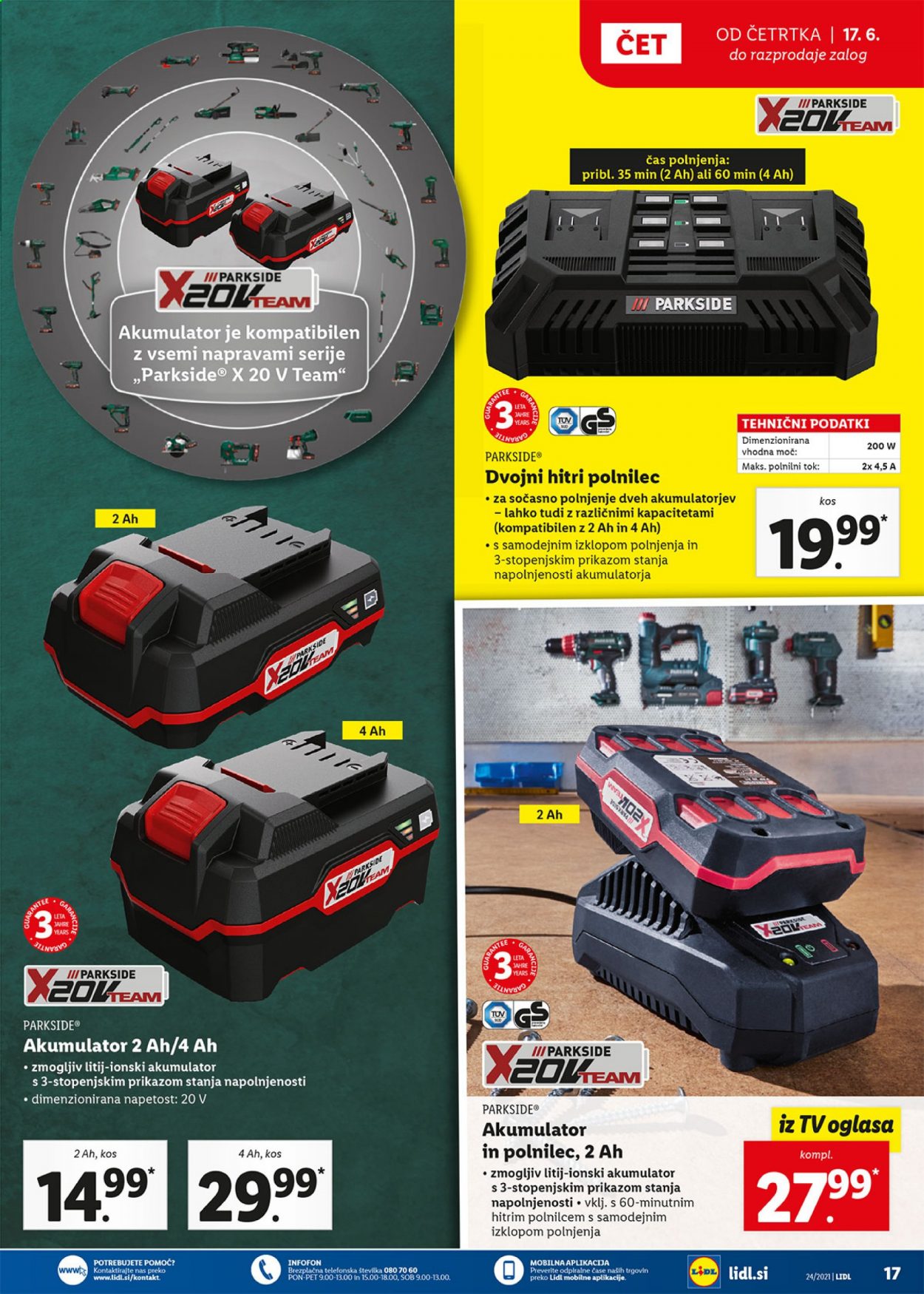 Lidl katalog - 17.6.2021 - 27.6.2021. Stran 17