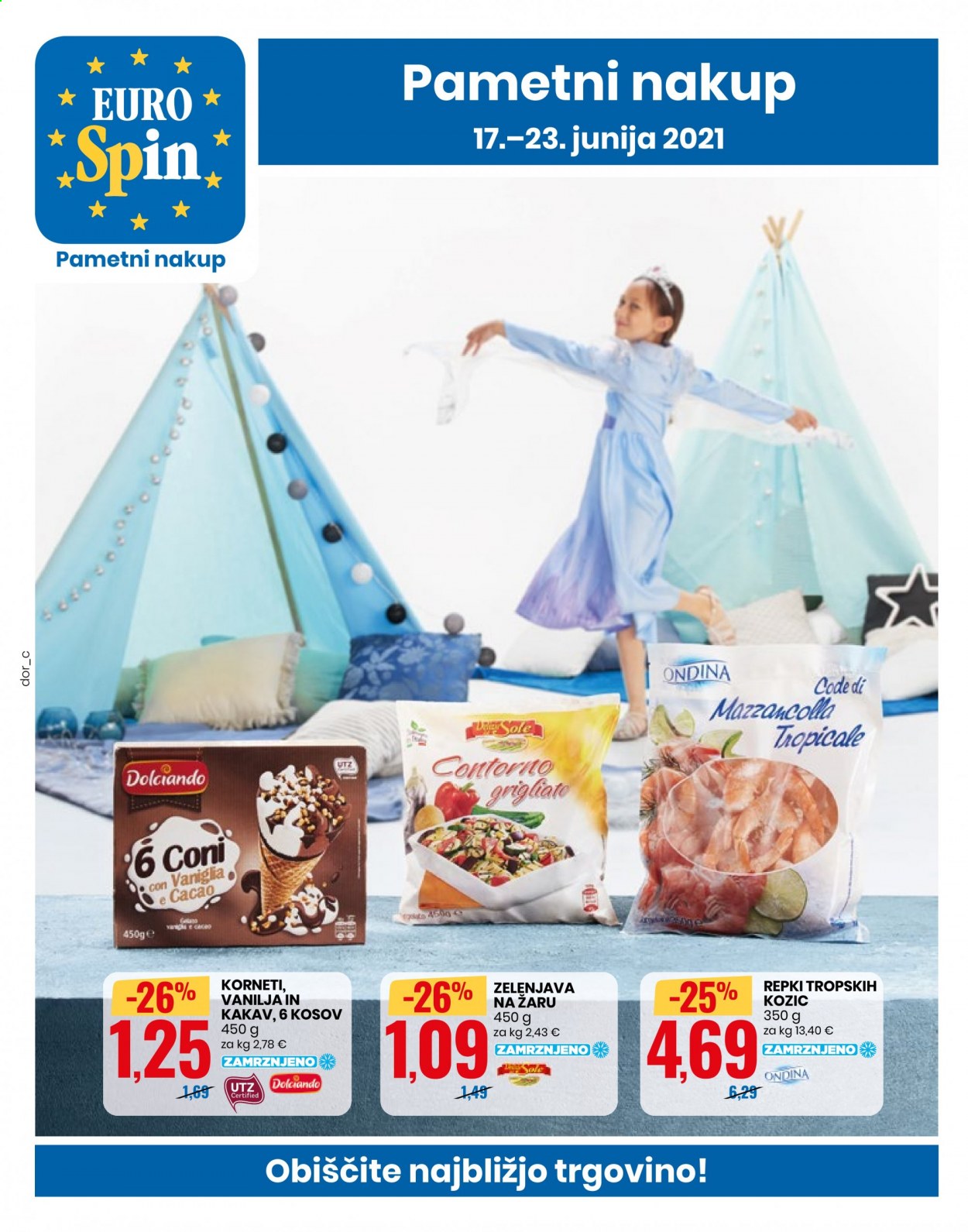 EuroSpin katalog - 17.6.2021 - 23.6.2021. Stran 1