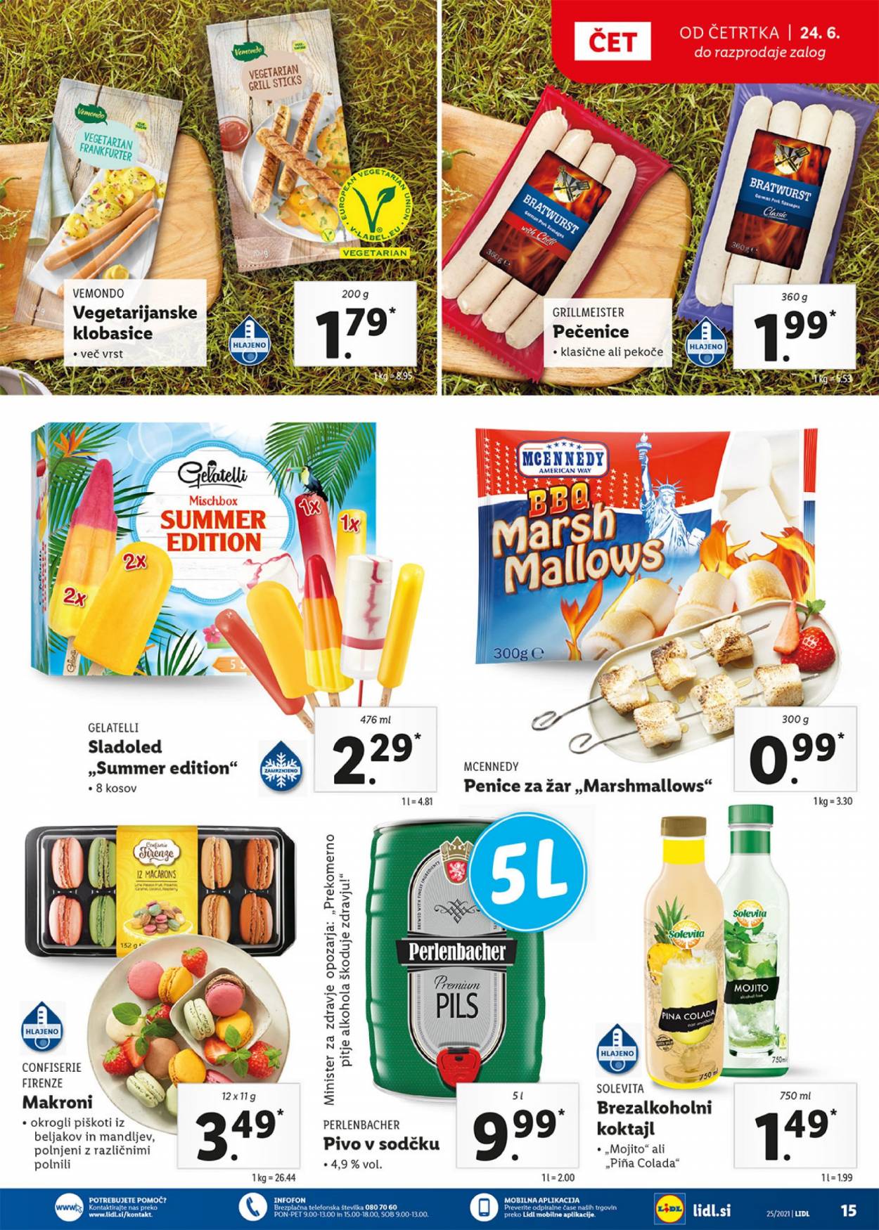 Lidl katalog - 24.6.2021 - 4.7.2021. Stran 15