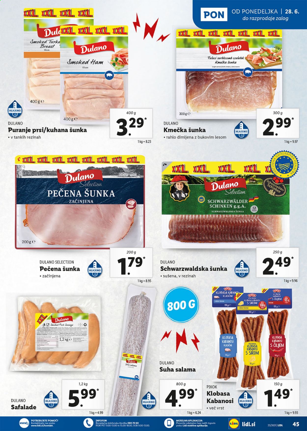 Lidl katalog - 24.6.2021 - 4.7.2021. Stran 45