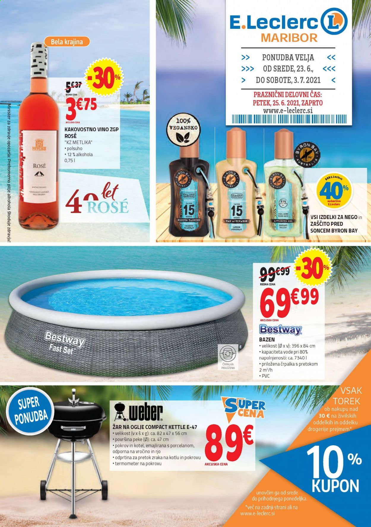E.Leclerc katalog - 23.6.2021 - 3.7.2021. Stran 1