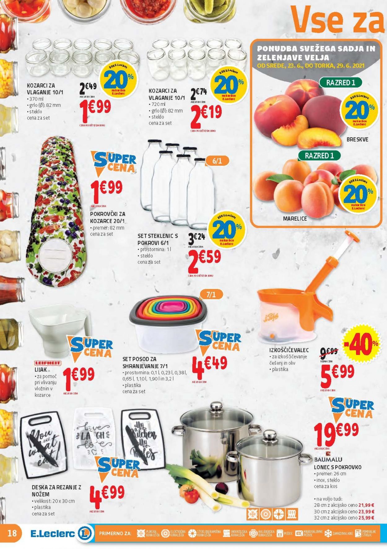 E.Leclerc katalog - 23.6.2021 - 3.7.2021. Stran 18