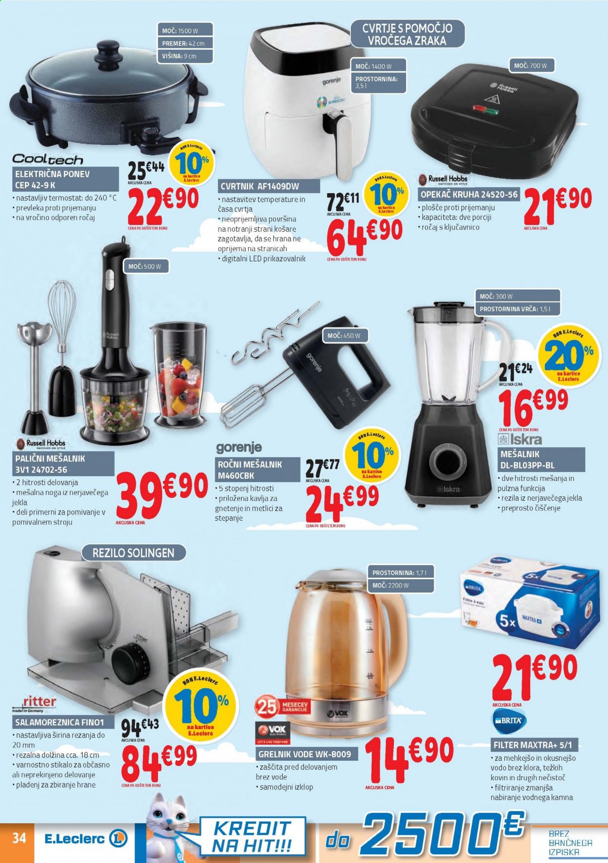 E.Leclerc katalog - 23.6.2021 - 3.7.2021. Stran 34
