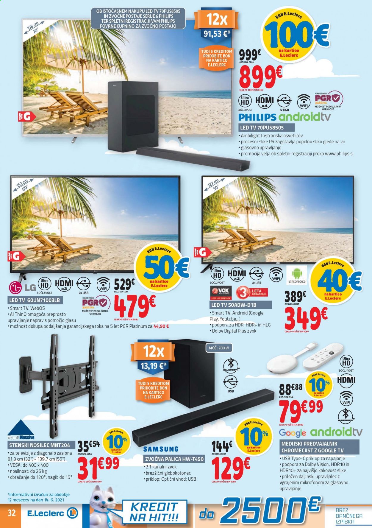 E.Leclerc katalog - 23.6.2021 - 3.7.2021. Stran 32