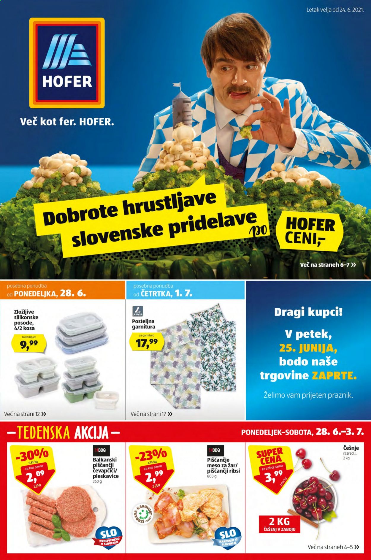 Hofer katalog - 24.6.2021 - 3.7.2021. Stran 1