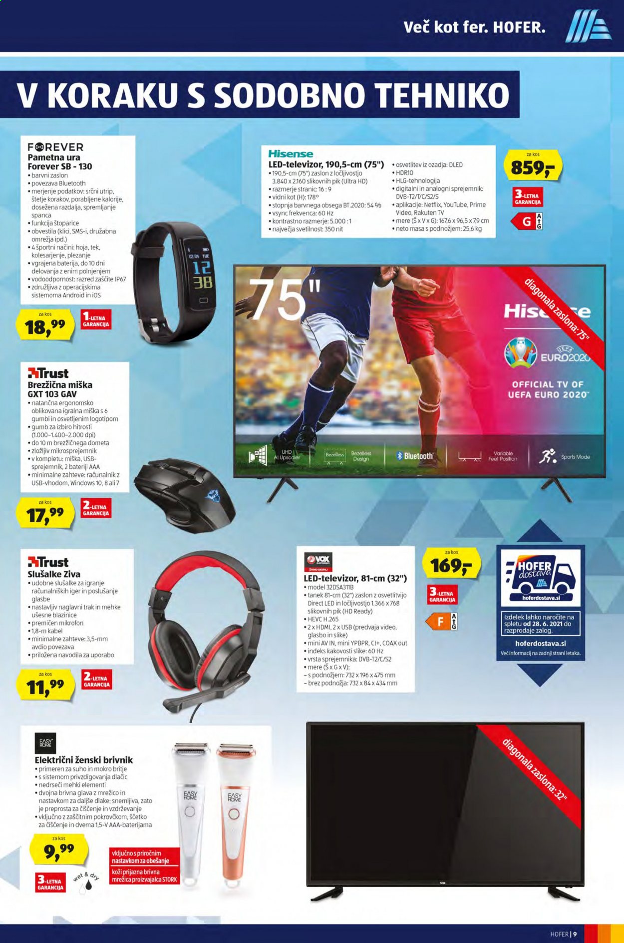 Hofer katalog - 24.6.2021 - 3.7.2021. Stran 9