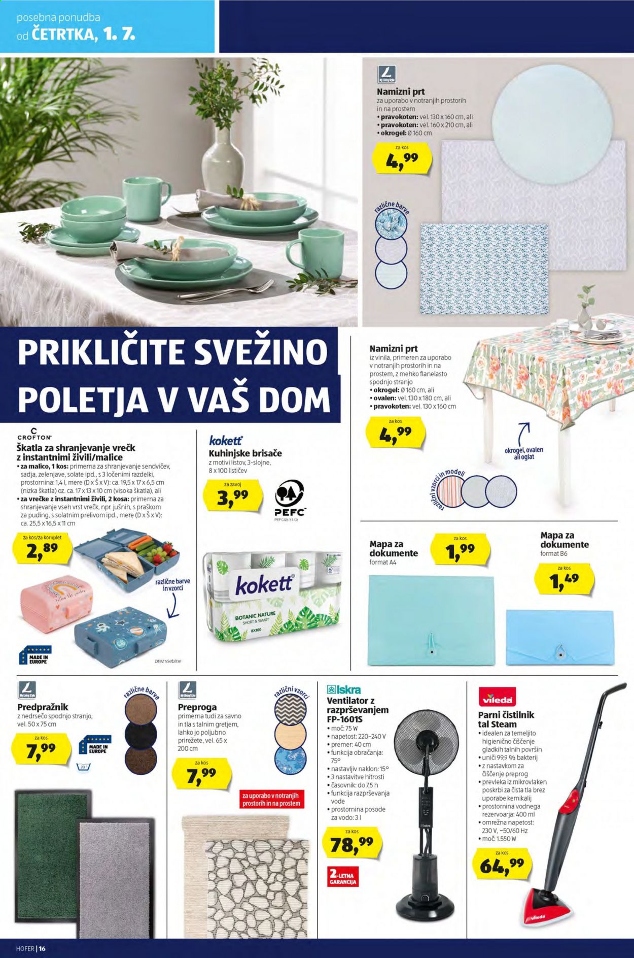 Hofer katalog - 24.6.2021 - 3.7.2021. Stran 16