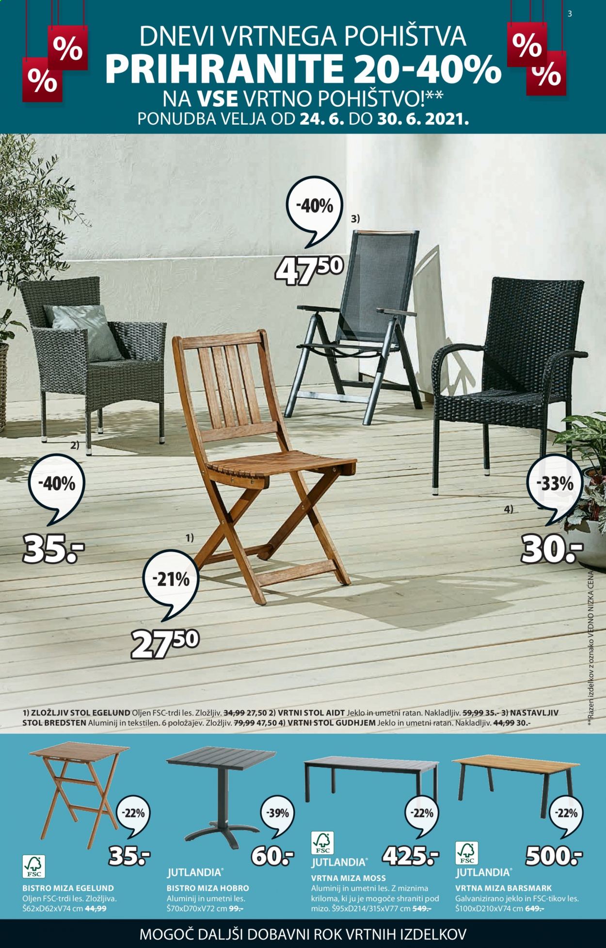 JYSK katalog - 24.6.2021 - 7.7.2021. Stran 3