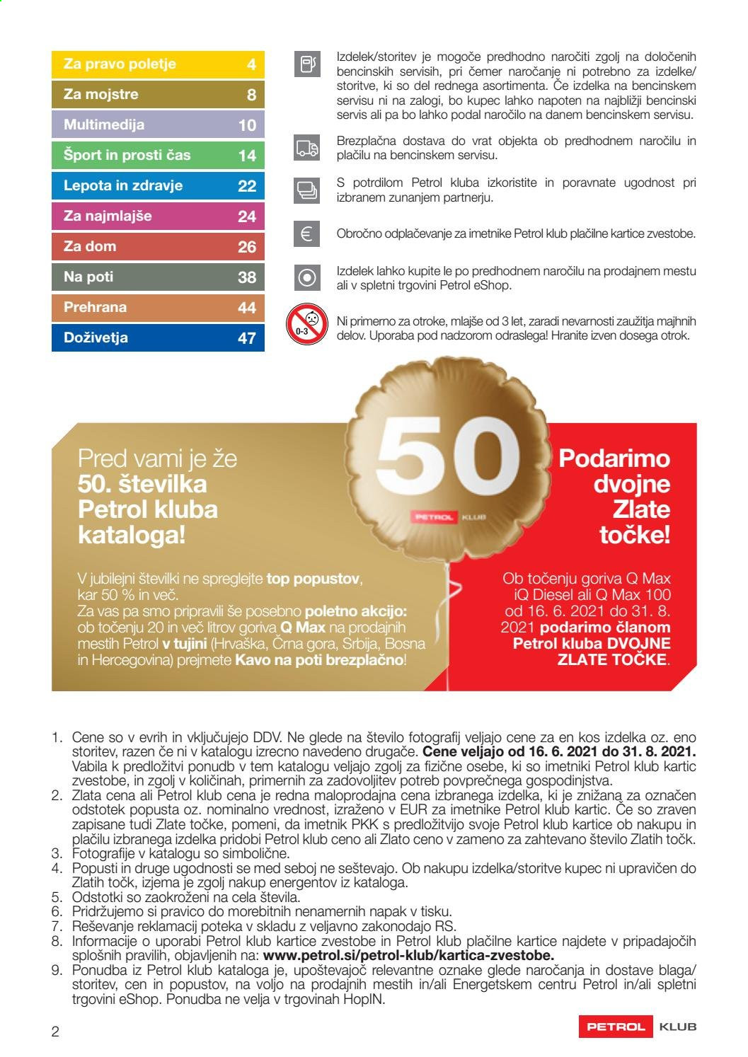 Petrol katalog - 16.6.2021 - 31.8.2021. Stran 2