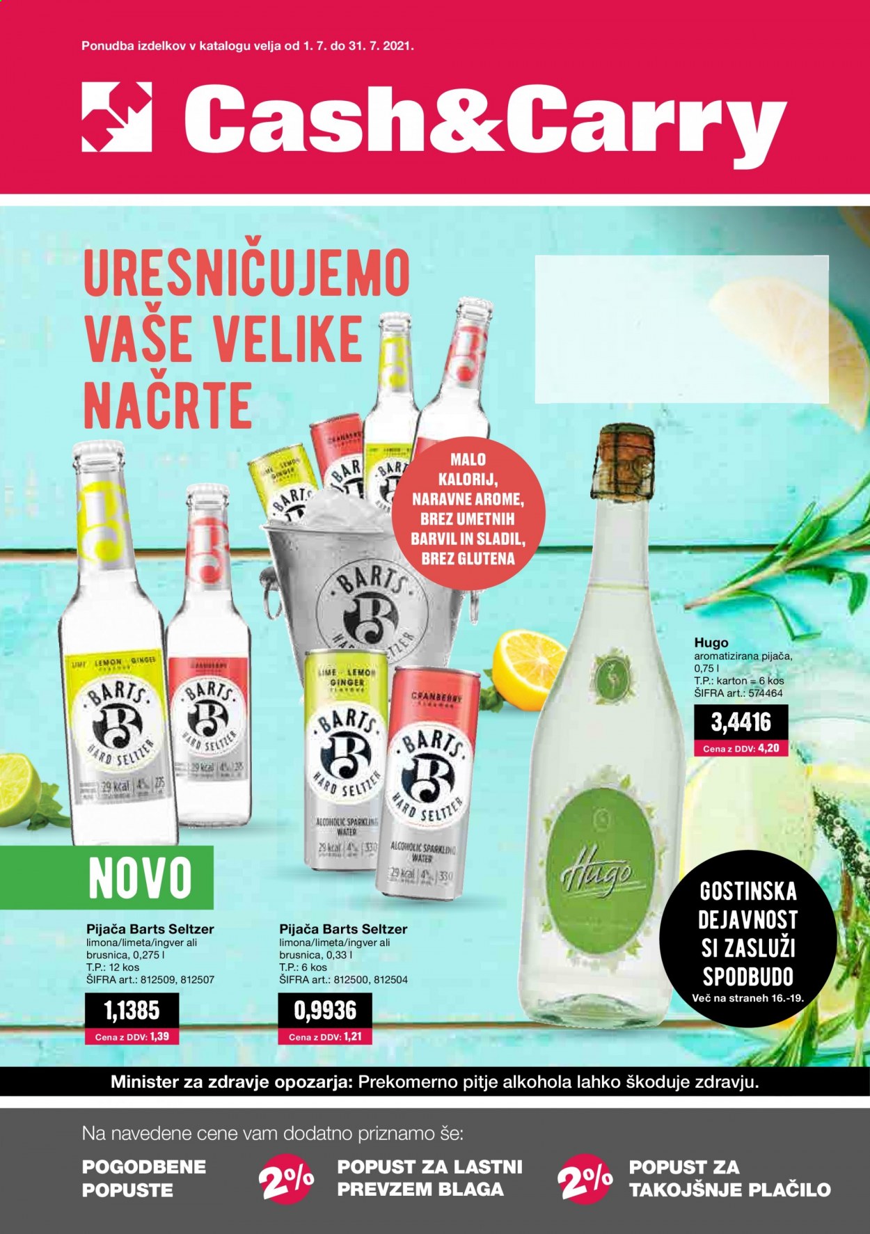 Mercator Cash & Carry katalog - 1.7.2021 - 31.7.2021. Stran 1