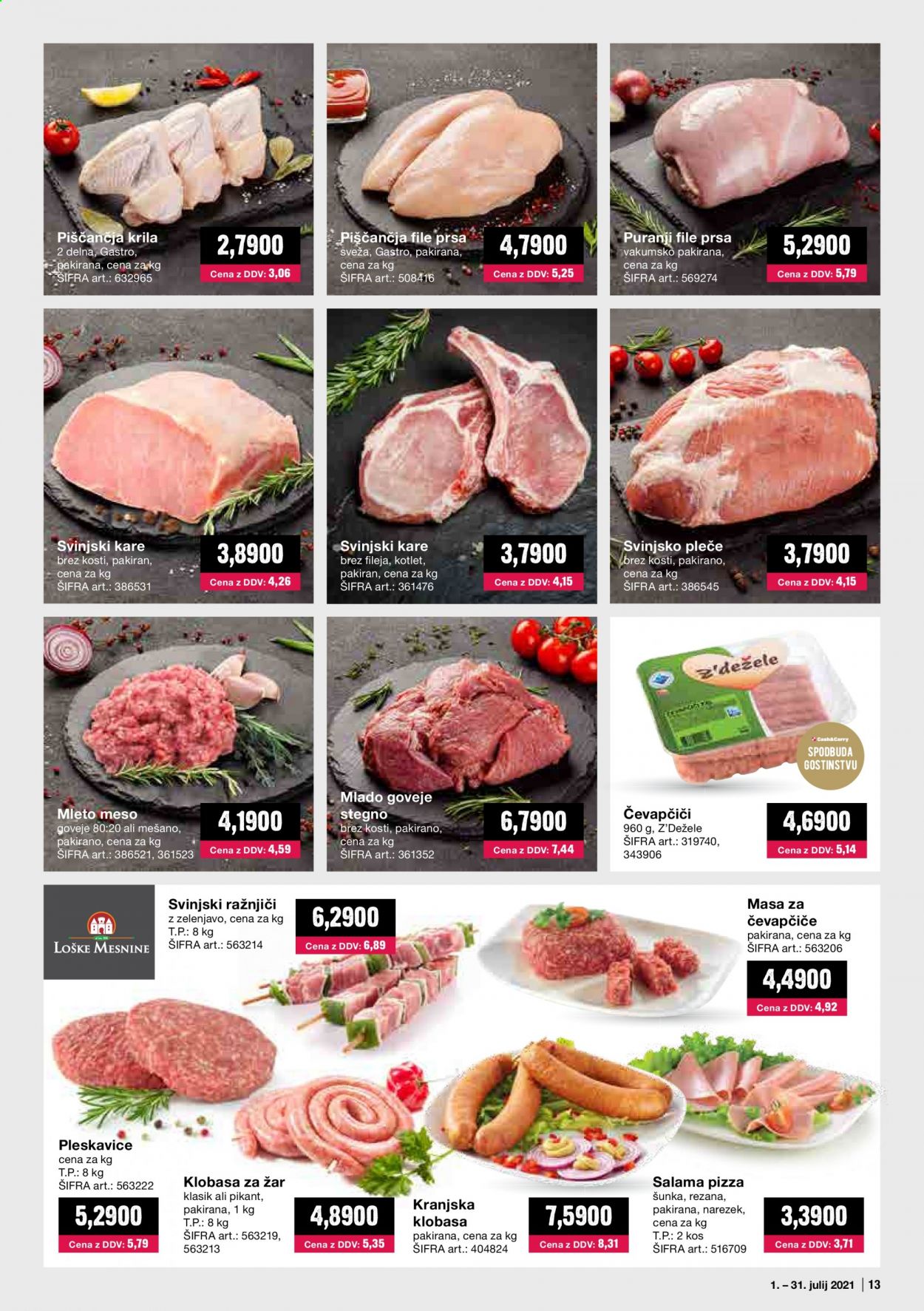 Mercator Cash & Carry katalog - 1.7.2021 - 31.7.2021. Stran 13