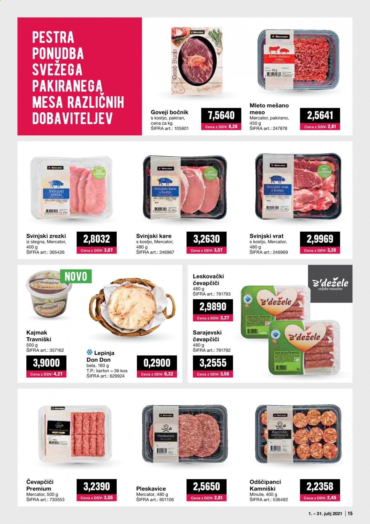 Mercator Cash & Carry katalog - 1.7.2021 - 31.7.2021. Stran 15