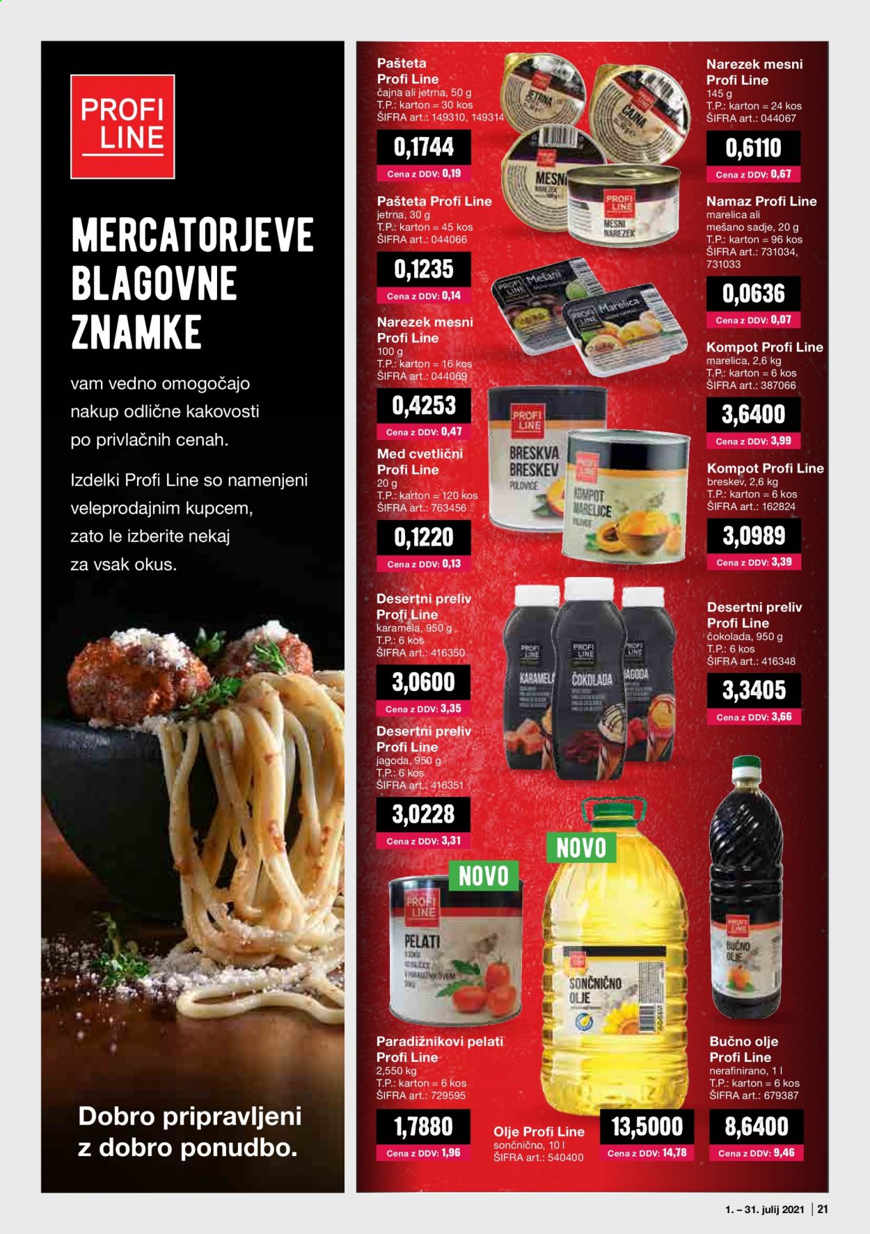 Mercator Cash & Carry katalog - 1.7.2021 - 31.7.2021. Stran 21