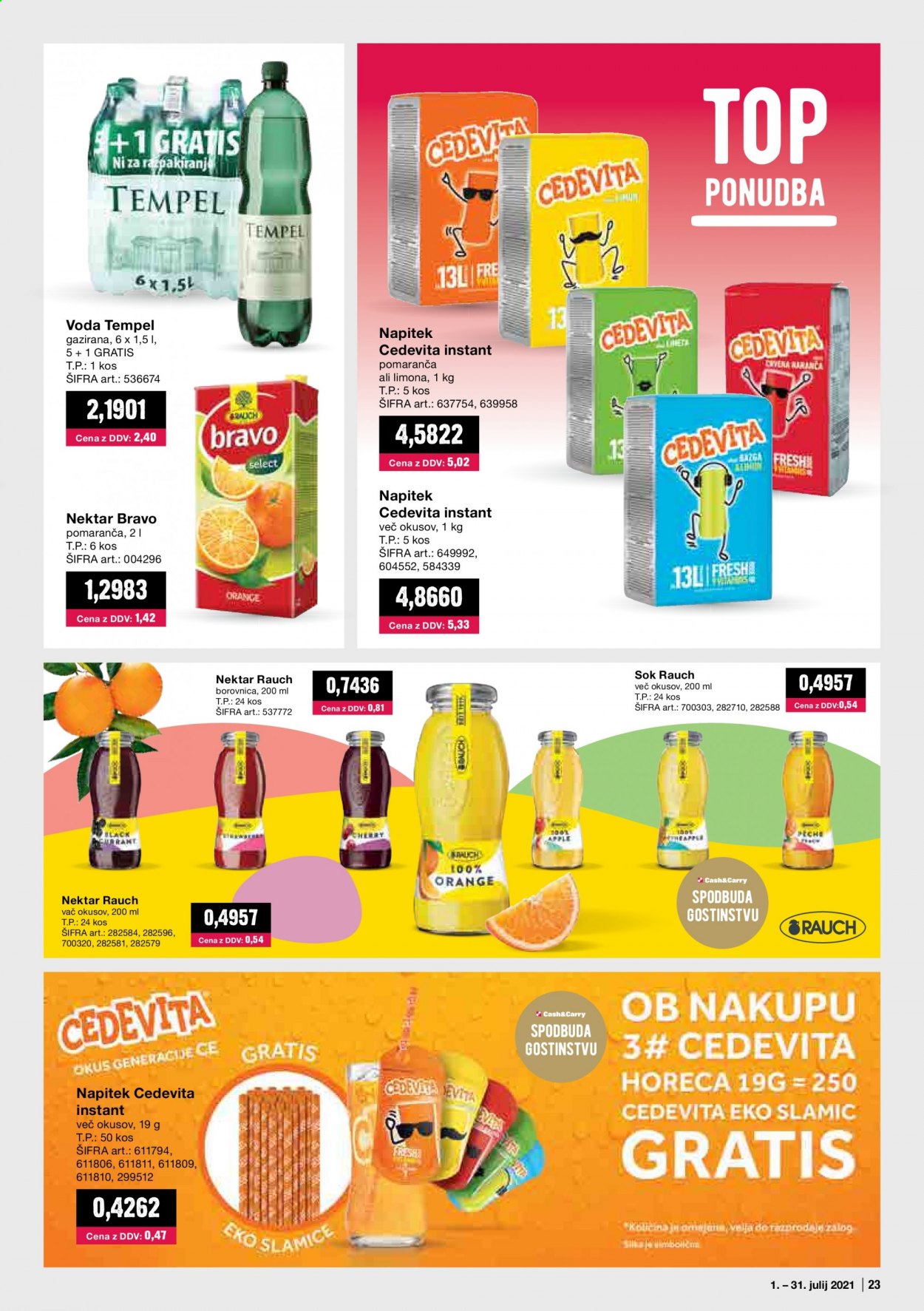 Mercator Cash & Carry katalog - 1.7.2021 - 31.7.2021. Stran 23