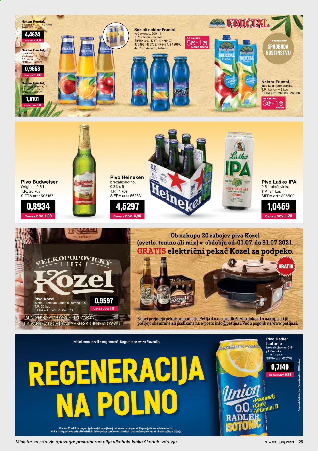 Mercator Cash & Carry katalog - 1.7.2021 - 31.7.2021. Stran 25