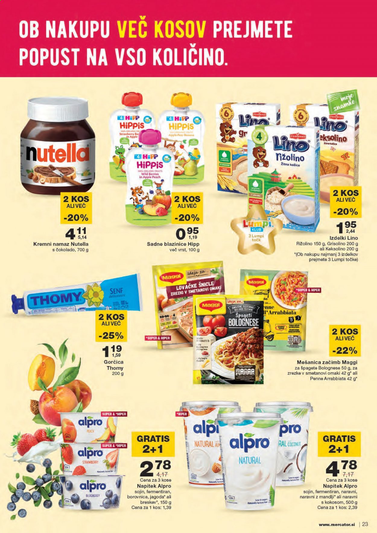 Mercator katalog - 1.7.2021 - 7.7.2021. Stran 23
