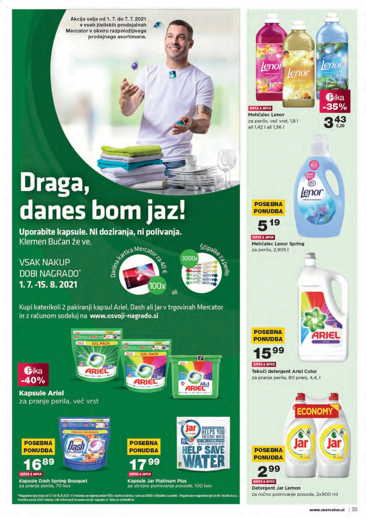 Mercator katalog - 1.7.2021 - 7.7.2021. Stran 33