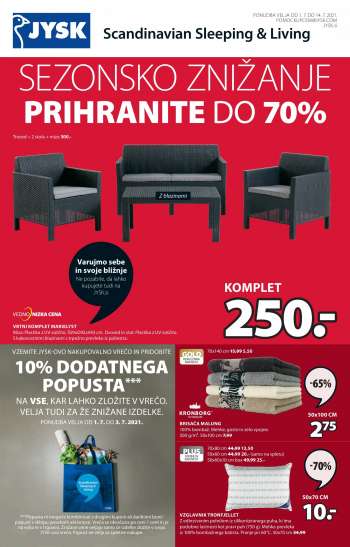 JYSK katalog - 01.07.2021 - 14.07.2021.