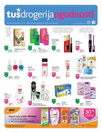 Tuš Drogeria katalog - 30.06.2021 - 10.07.2021.