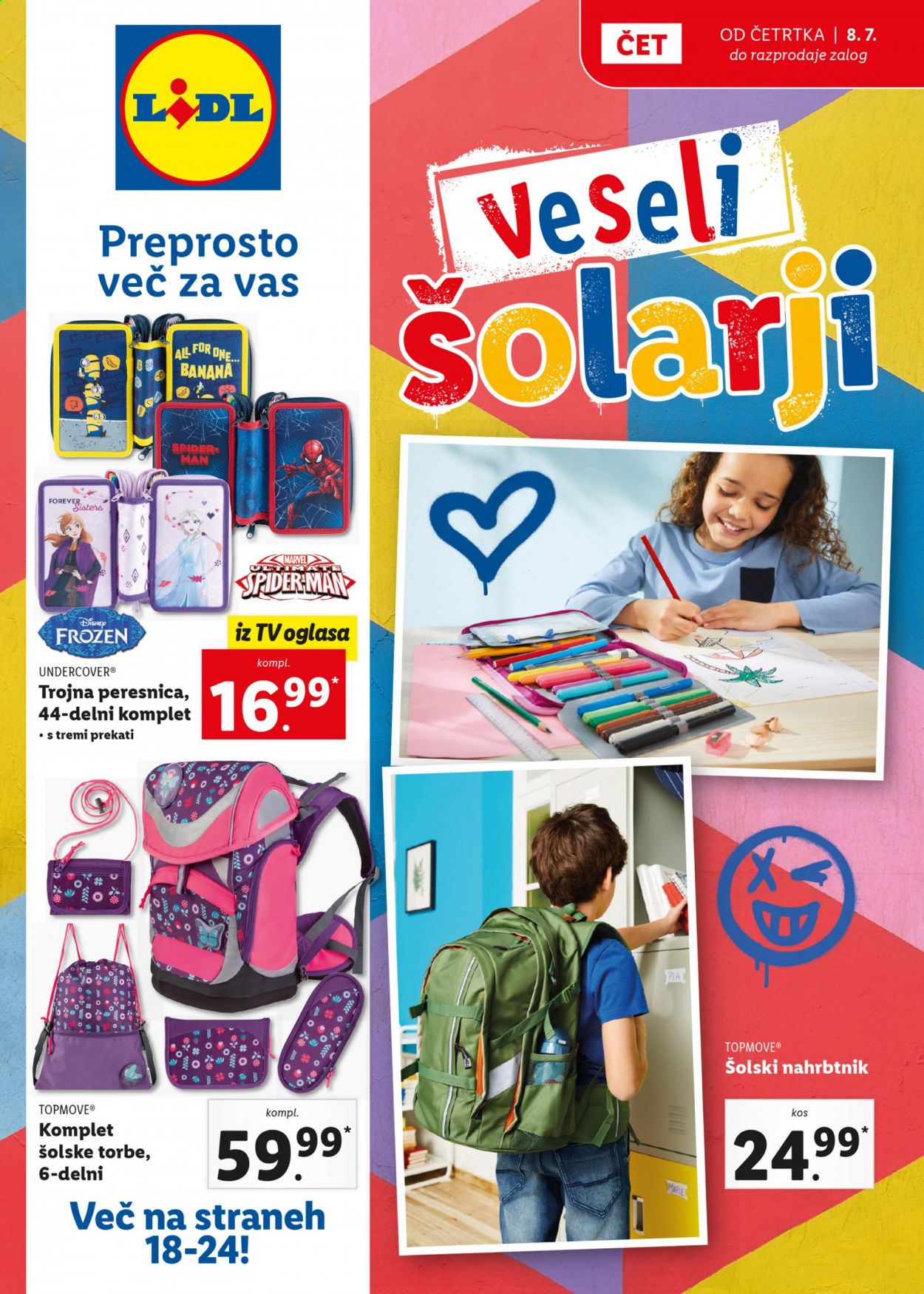 Lidl katalog - 8.7.2021 - 18.7.2021. Stran 1