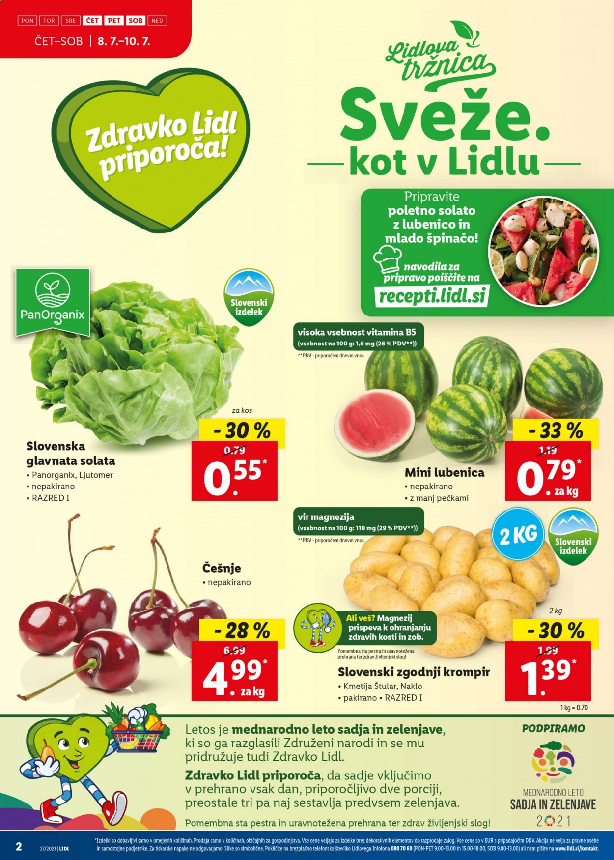 Lidl katalog - 8.7.2021 - 18.7.2021. Stran 2