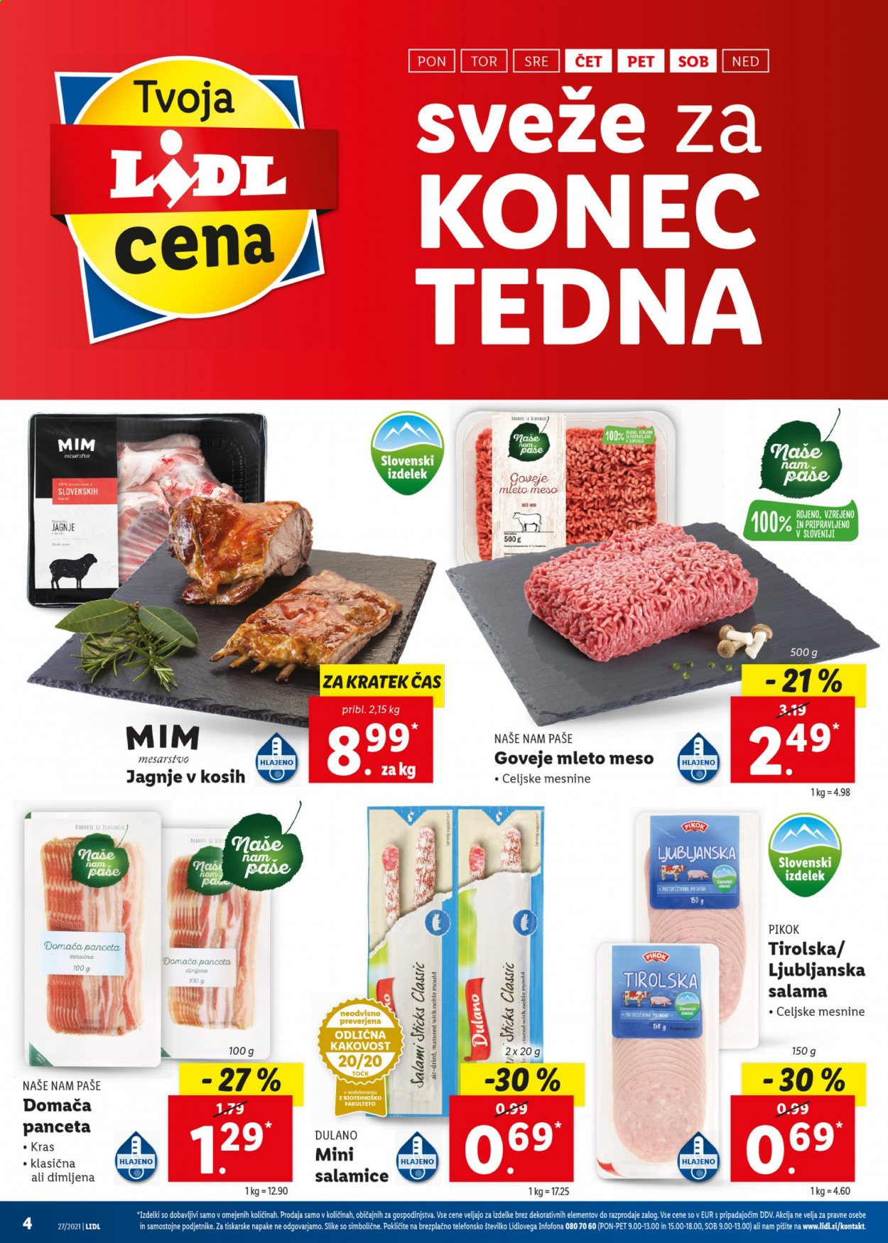Lidl katalog - 8.7.2021 - 18.7.2021. Stran 4