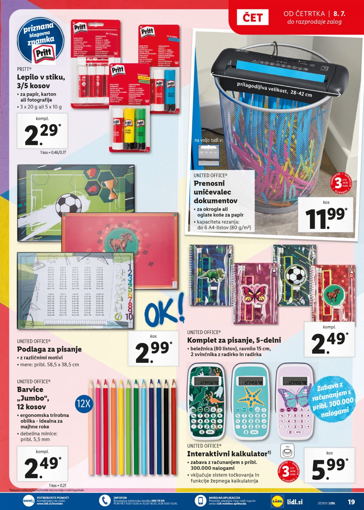 Lidl katalog - 8.7.2021 - 18.7.2021. Stran 19