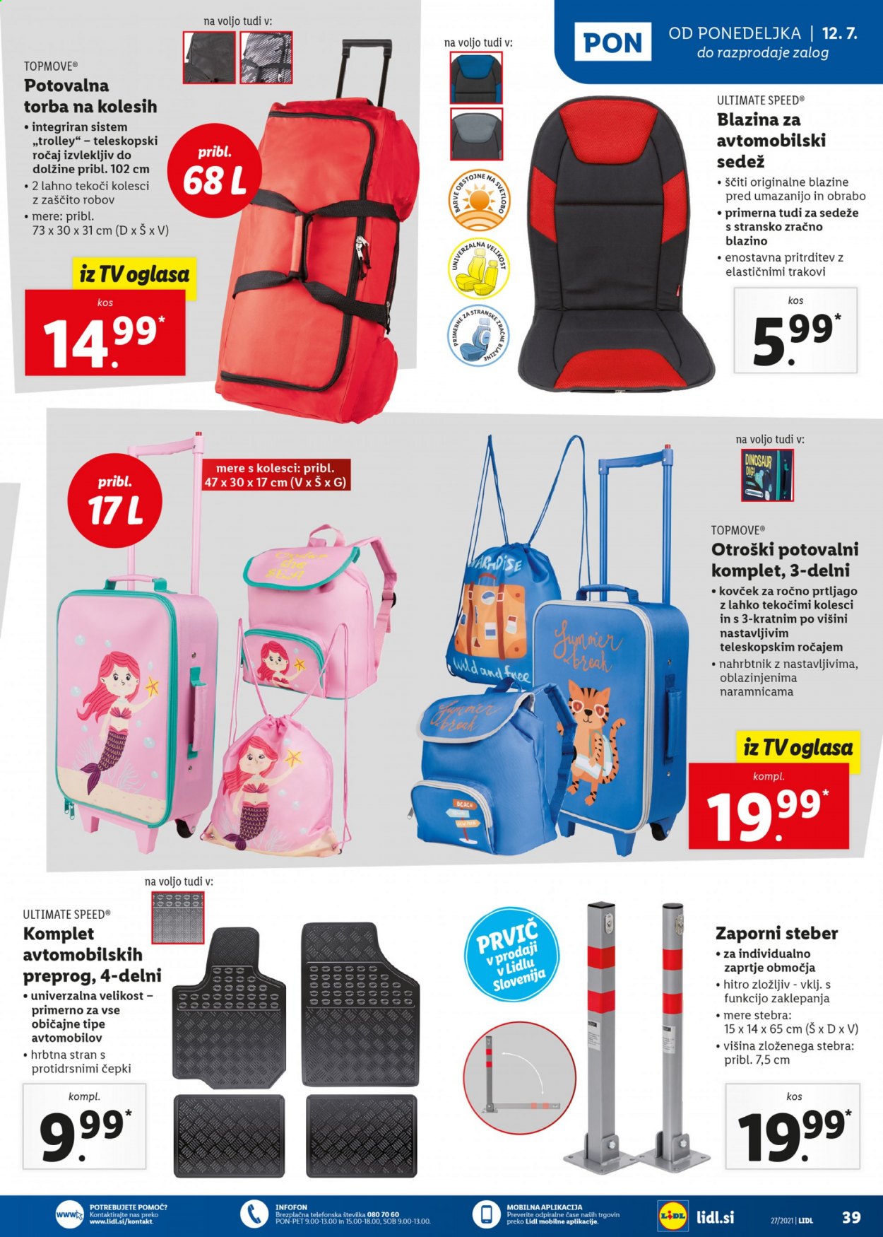 Lidl katalog - 8.7.2021 - 18.7.2021. Stran 39