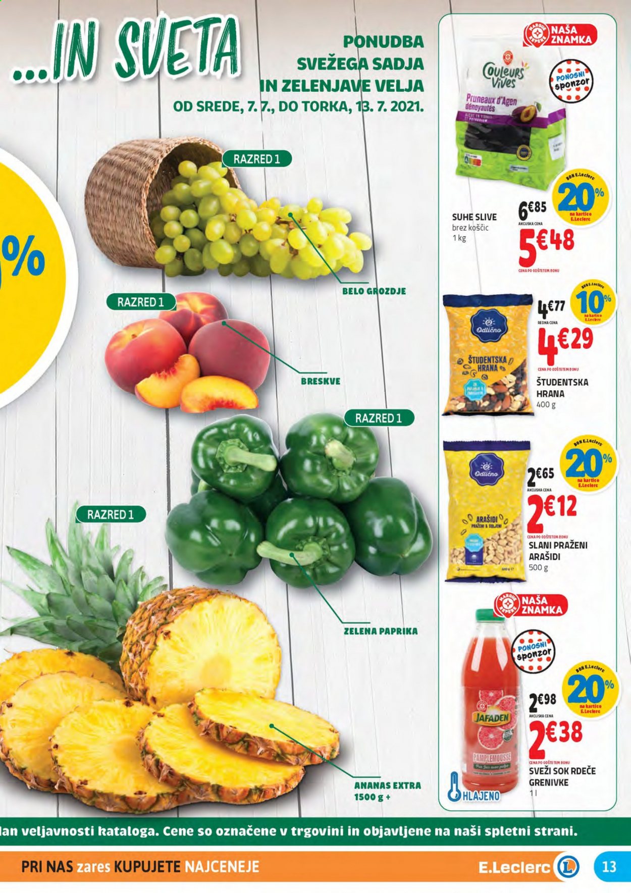 E.Leclerc katalog - 7.7.2021 - 17.7.2021. Stran 13