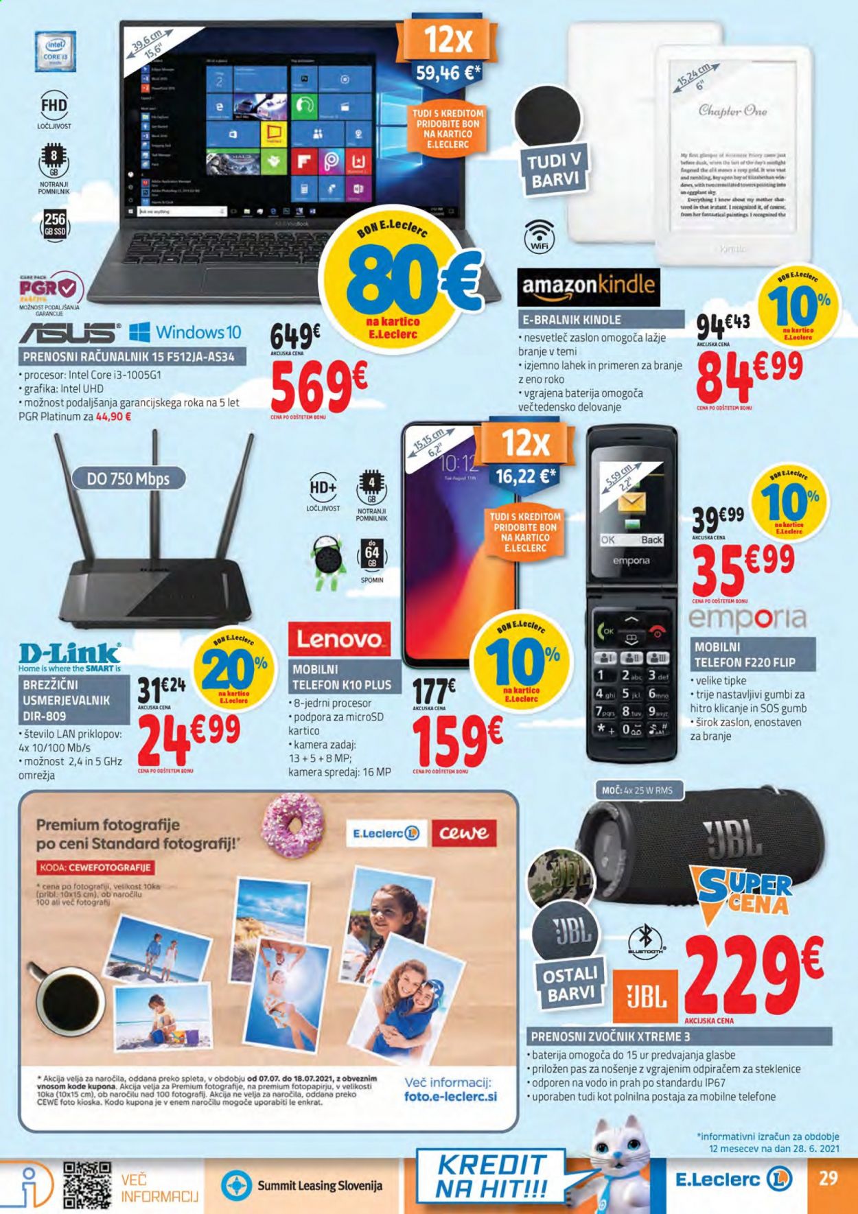 E.Leclerc katalog - 7.7.2021 - 17.7.2021. Stran 29