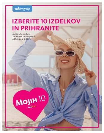 Tuš Drogeria katalog - 09.07.2021 - 05.09.2021.