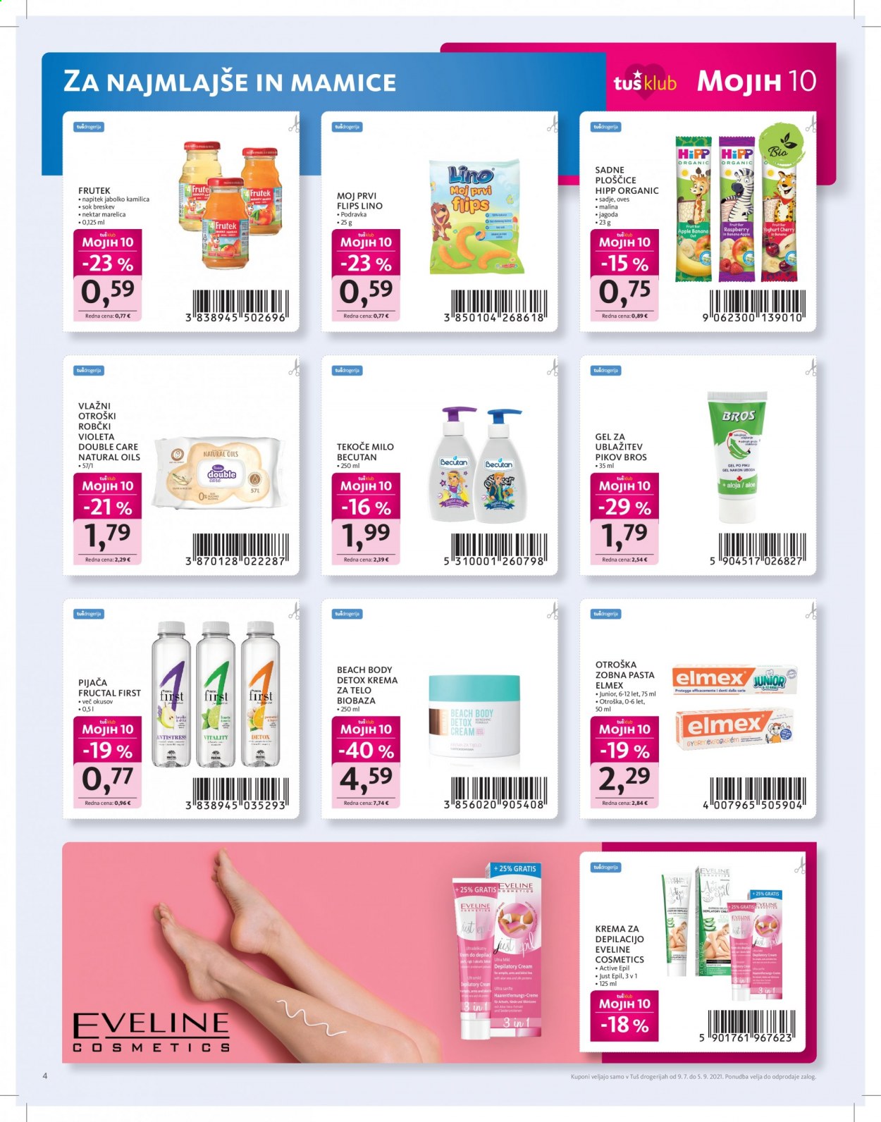 Tuš Drogeria katalog - 9.7.2021 - 5.9.2021. Stran 4