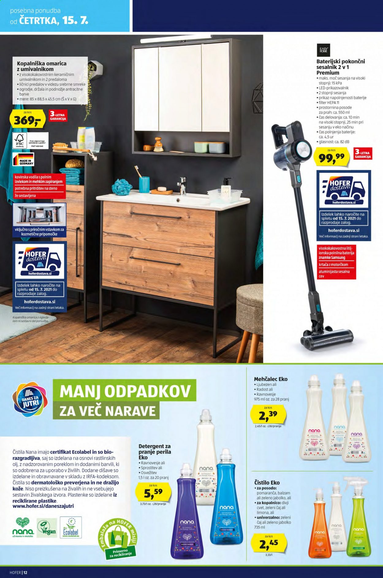 Hofer katalog - 9.7.2021 - 17.7.2021. Stran 12