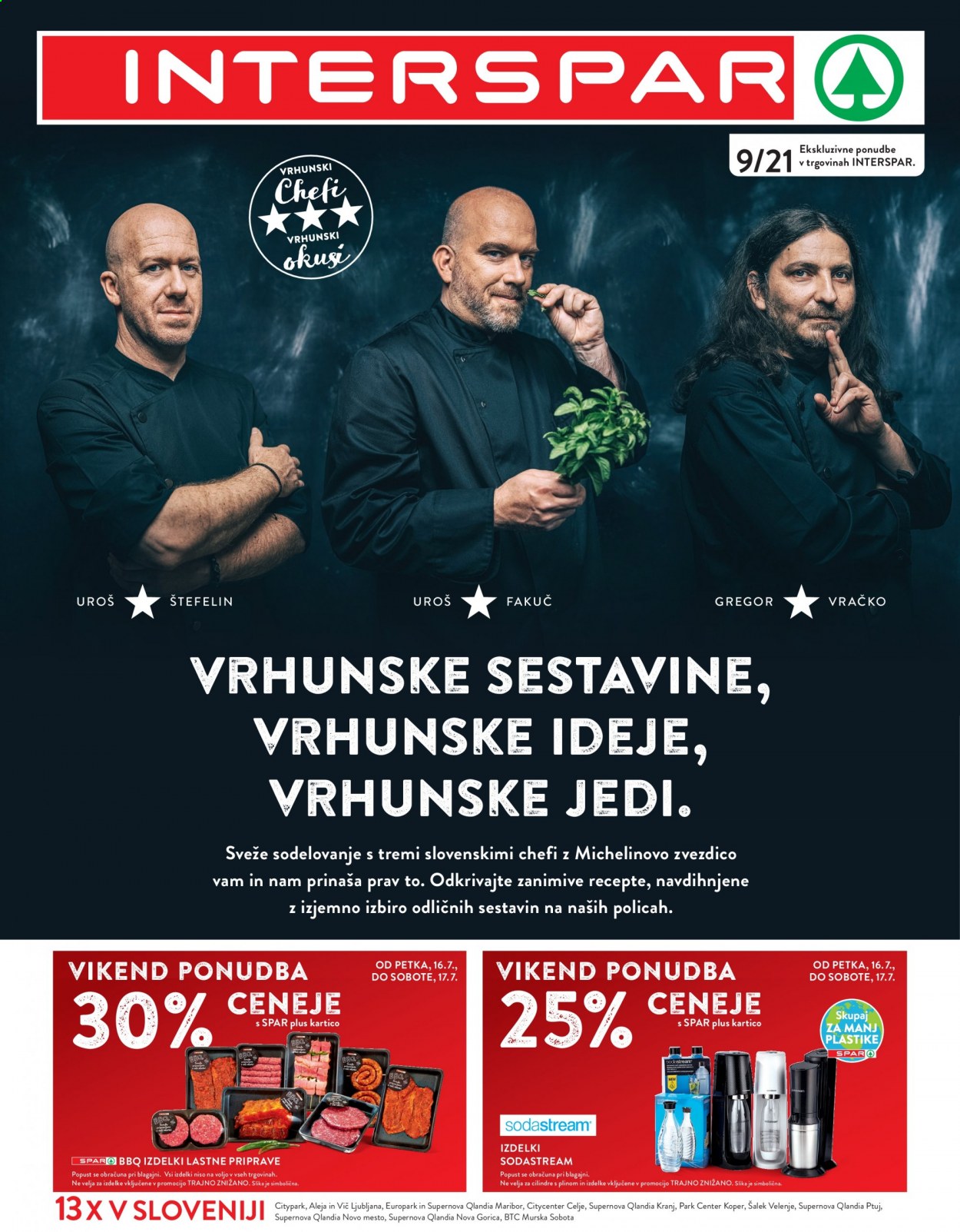 INTERSPAR katalog - 14.7.2021 - 20.7.2021. Stran 1