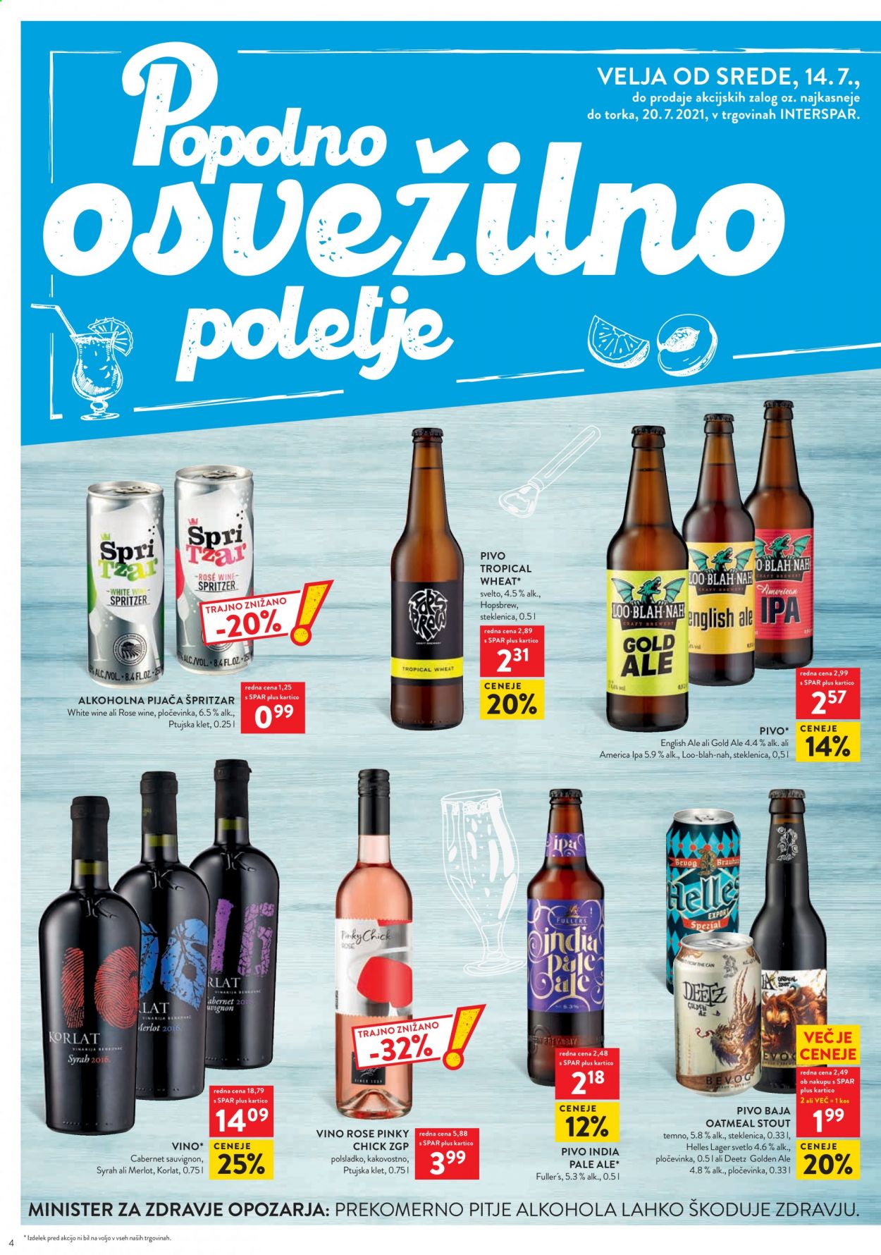 INTERSPAR katalog - 14.7.2021 - 20.7.2021. Stran 4