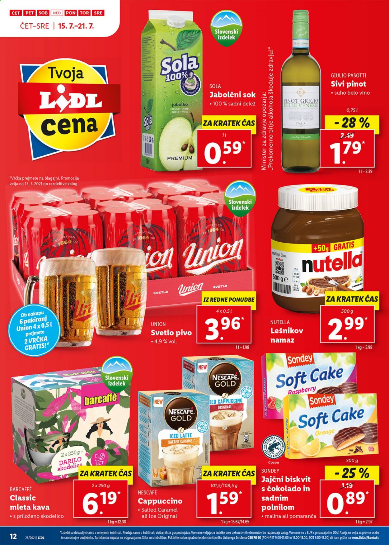 Lidl katalog - 15.7.2021 - 25.7.2021. Stran 12